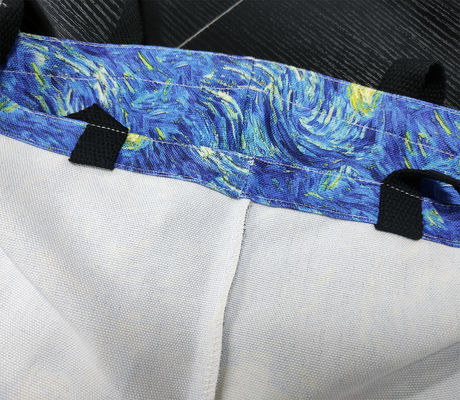 Borsa pieghevole su misura di alta qualità di acquisto di Eco di svago delle donne della borsa di viaggio di Tote Bag Retro Art Fashion della tela di pittura a olio