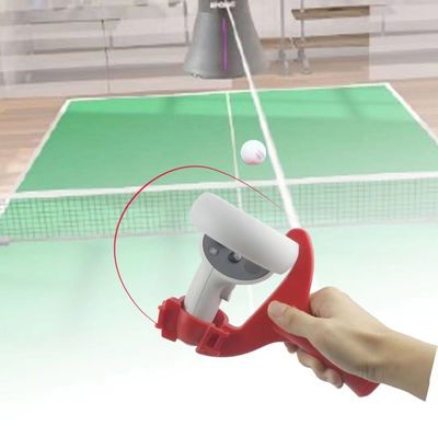 Per la ricerca 2 dell'occhio VR ha integrato gli accessori del gioco   Presa della pagaia di ping-pong dei regolatori di tocco della maniglia nelle paia