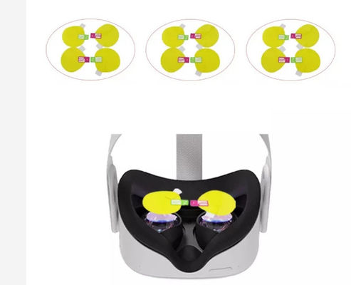 2021 film protettivo della lente di macchina da presa del nuovo schermo di 4in1 (4pcs) TPU VR   per protettore della lente del graffio del casco di ricerca 2 VR dell'occhio l'anti