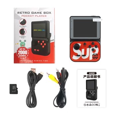 Contenitore tenuto in mano portatile 2021 di console del gioco di Joystick Portable Video del regolatore del videogioco del Sup dell'emulatore del video 5 del regalo TV video