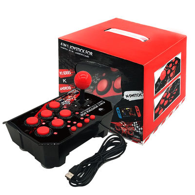 Il prezzo all'ingrosso 4 in-1 retro Arcade Station USB ha fissato i giochi combattenti di For Android TV del regolatore della leva di comando del gioco del bastone dell'attuatore