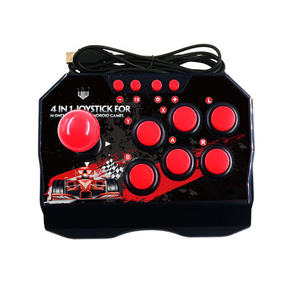 Il prezzo all'ingrosso 4 in-1 retro Arcade Station USB ha fissato i giochi combattenti di For Android TV del regolatore della leva di comando del gioco del bastone dell'attuatore