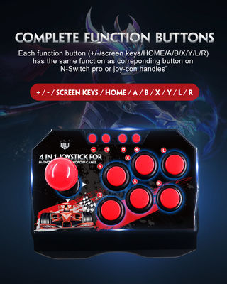 Il prezzo all'ingrosso 4 in-1 retro Arcade Station USB ha fissato i giochi combattenti di For Android TV del regolatore della leva di comando del gioco del bastone dell'attuatore