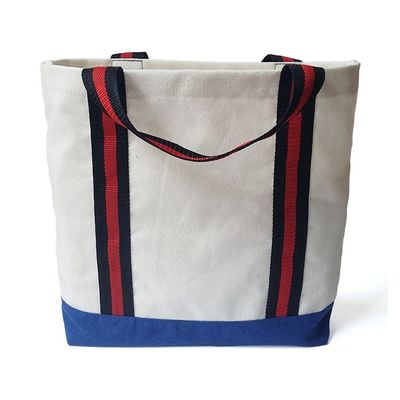 Borsa della spiaggia di acquisto del cotone dei sacchetti della spesa della donna delle borse a tracolle di High Capacity Canvas del produttore