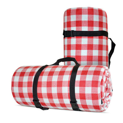 Coperta extra di picnic della coperta di picnic 180*200 grande rossa e bianca