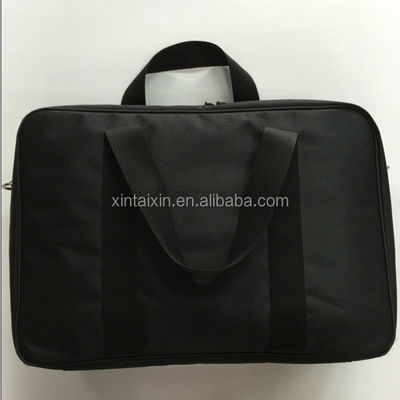 Borsa diretta di trucco di viaggio della borsa del computer portatile della cartella del computer portatile della fabbrica con la maniglia e la tracolla