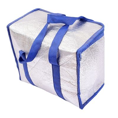 la borsa termica di vendita calda del dispositivo di raffreddamento del foglio di alluminio portatile personalizza la scatola più fresca isolata bolla per la consegna dell'alimento