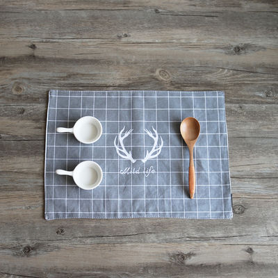 Asciugamano 100% di tè promozionale della cucina del cotone della saia Eco amichevole