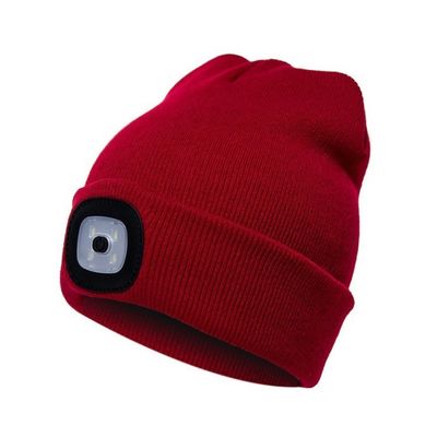 Il prezzo franco fabbrica LED ha acceso Beanie Cap Hip Hop Men tricotta la caccia calda dell'inverno del cappello che si accampa eseguendo i regali del cappello per l'uomo della donna
