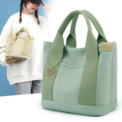 Messaggero d'annata casuale Bags di Tote Female Eco Crossbody Bag della piccola del cotone della borsa a tracolla della tela delle donne borsa della tela