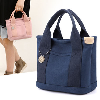 Messaggero d'annata casuale Bags di Tote Female Eco Crossbody Bag della piccola del cotone della borsa a tracolla della tela delle donne borsa della tela