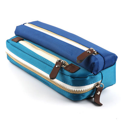 Borsa della matita della scuola dell'astuccio per le matite della tela per la borsa cosmetica di Candy degli studenti di colore della cancelleria di grande capacità semplice degli astucci per le matite