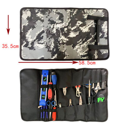 La chiave multifunzionale del panno di Oxford rotola sulla valigia attrezzi della tasca del supporto del sacchetto