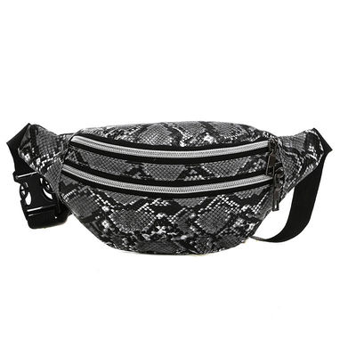 Borsa della tasca di Bum Bag Ladies Belt Pouch dell'anca dell'unità di elaborazione di Serpentine Waist Bag Women Fashion Fanny Pack per la carta del telefono