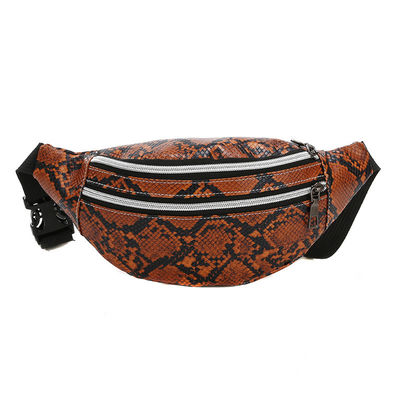 Borsa della tasca di Bum Bag Ladies Belt Pouch dell'anca dell'unità di elaborazione di Serpentine Waist Bag Women Fashion Fanny Pack per la carta del telefono