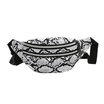 Borsa della tasca di Bum Bag Ladies Belt Pouch dell'anca dell'unità di elaborazione di Serpentine Waist Bag Women Fashion Fanny Pack per la carta del telefono