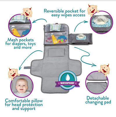 Cuscinetto cambiante impermeabile respirabile per il viaggio 35*25cm del bambino