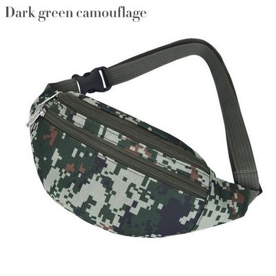 La borsa femminile su misura della vita equipaggia la borsa Fanny Pack Men Waist Pack unisex del petto di modo di marca della cinghia le borse della pancia che si increspano