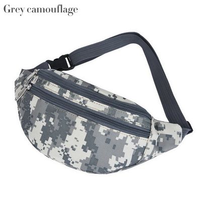 La borsa femminile su misura della vita equipaggia la borsa Fanny Pack Men Waist Pack unisex del petto di modo di marca della cinghia le borse della pancia che si increspano