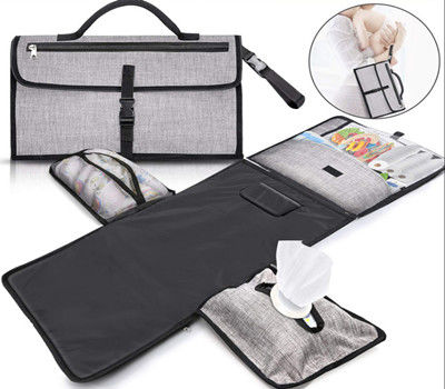 Cuscinetto cambiante cambiante del portatile geometrico del modello della borsa del pannolino del cuscinetto del bambino impermeabile