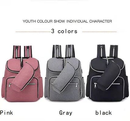 Caricatore infantile di Mami Mummy Bag With USB dello zaino del pannolino del bambino 2 In1