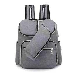 Caricatore infantile di Mami Mummy Bag With USB dello zaino del pannolino del bambino 2 In1