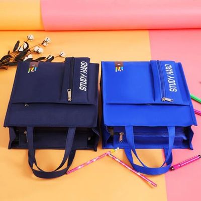 L'esercitazione degli studenti di prezzo franco fabbrica insacca i rifornimenti di scuola impermeabili dell'ufficio della cartella della grande capacità di Pencilbag della borsa della tela A4