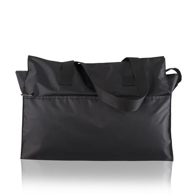 Borsa di nylon fatta a mano classica di nylon nera del totalizzatore di viaggio della borsa di totalizzatore delle borse di alta qualità per l'uomo e la donna