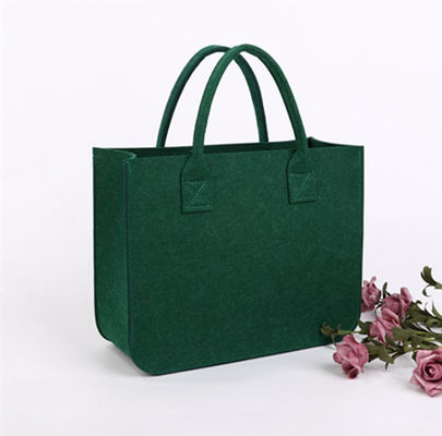 le signore 2021Eco-Friendly hanno ritenuto il logo su ordinazione promozionale della borsa del tessuto del feltro di svago della borsa di totalizzatore della borsa delle donne del sacchetto della spesa