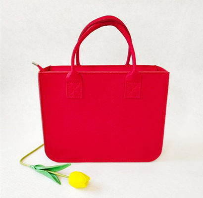 le signore 2021Eco-Friendly hanno ritenuto il logo su ordinazione promozionale della borsa del tessuto del feltro di svago della borsa di totalizzatore della borsa delle donne del sacchetto della spesa