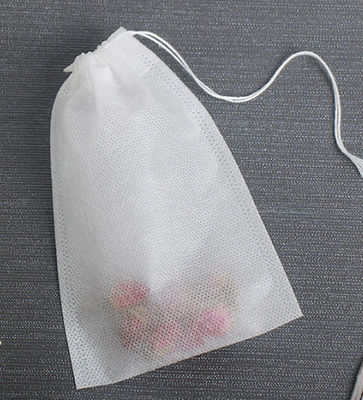 Vuoto non tessuto eliminabile su misura dei pp    Borsa di Herb Loose della tasca del filtrante di caffè della bustina di tè con il cordone