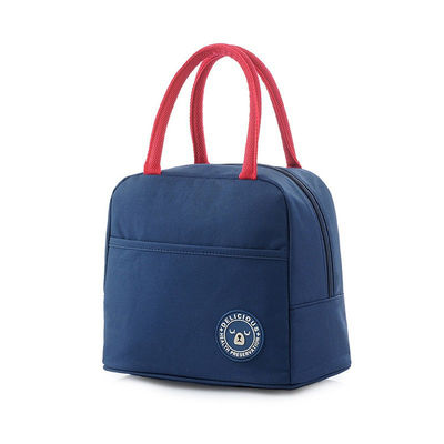 Borsa più fresca isolata rosa su ordinazione del pranzo con servizio dell'OEM per scuola