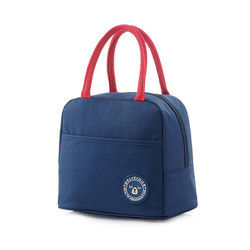Borsa più fresca isolata rosa su ordinazione del pranzo con servizio dell'OEM per scuola