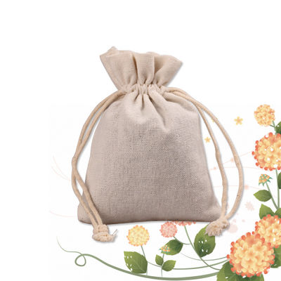 Personalizzi la tasca di tela del cotone della borsa dei gioielli di Mini Drawstring Bag Gift Pouch