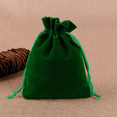 Il regalo della festa nuziale dei sacchetti del cordone dei gioielli della borsa di corda del velluto insacca i colori della miscela