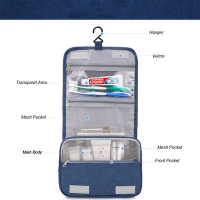 Il caso cosmetico di bellezza della borsa della borsa impermeabile di trucco della chiusura lampo compone il sacchetto del lavaggio di viaggio di stoccaggio di Toiletry Bag Kits dell'organizzatore
