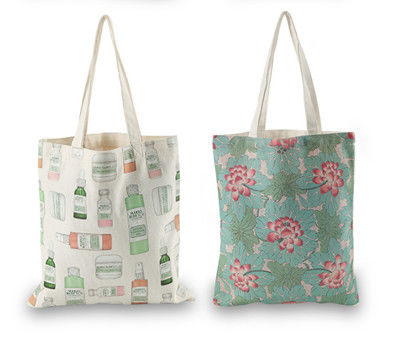 Tela Tote Bags Cotton And Hemp Tote Shopper Bag di modo dell'OEM