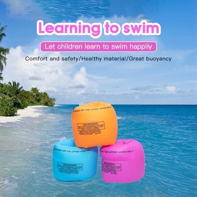 Le maniche di aria gonfiabili del galleggiante del PVC di Ring Foldable del braccio di nuoto dei bambini circondano