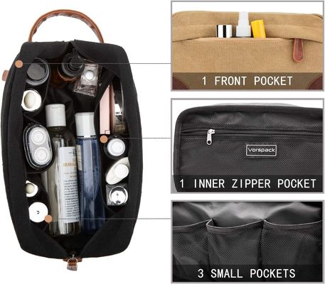 Borsa di viaggio di Tolietry di alta qualità per gli uomini e le donne con la maniglia
