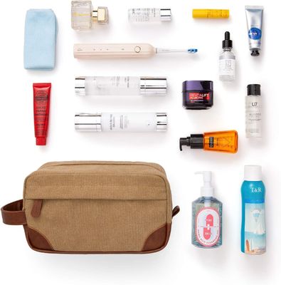 Borsa di viaggio di Tolietry di alta qualità per gli uomini e le donne con la maniglia