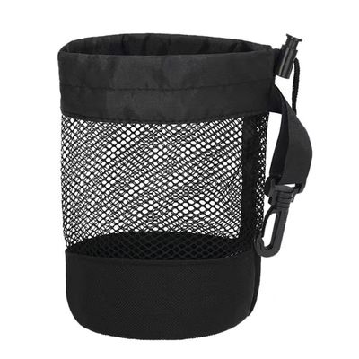 Pallina da tennis di golf di stoccaggio di Mesh Pocket Net Pouch For della borsa di cordone di sport del poliestere