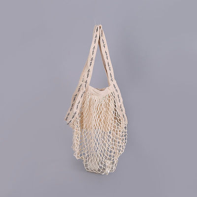 Tasca di compera di Mesh Bags With Custom Logo delle grandi donne della borsa netta del cotone organico