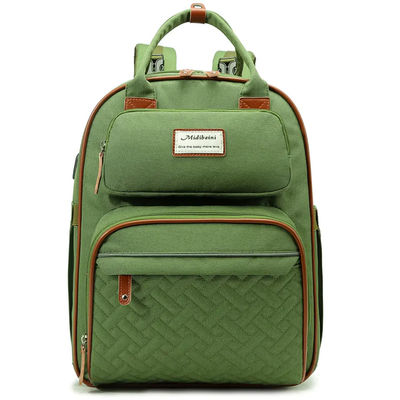 Logo Mommy Baby Diaper Bag su ordinazione bagnato impermeabile con il letto cambiante