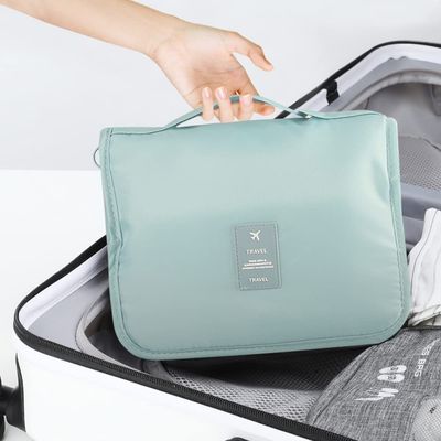 Donne che appendono l'organizzatore cosmetico resistente Sturdy di viaggio di trucco dell'acqua della borsa dell'articolo da toeletta