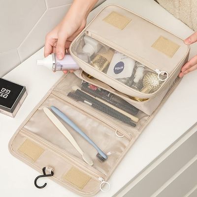 Le grandi donne di Oxford viaggiano organizzatore cosmetico Dopp Kit Hanging della borsa