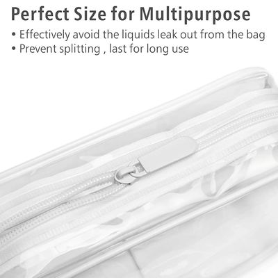 Borsa approvata di dimensione di quarto della borsa dell'articolo da toeletta, borsa cosmetica di trucco di viaggio