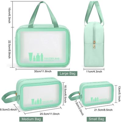 Borsa per gli uomini delle donne, organizzatore cosmetico dell'articolo da toeletta di viaggio della borsa di trucco impermeabile per gli accessori