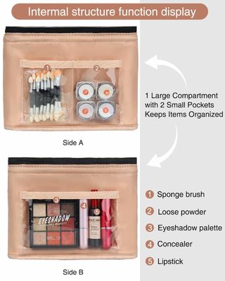 Borsa lavata su ordinazione della toilette di viaggio del poliestere della borsa cosmetica dell'articolo da toeletta del poliestere degli uomini all'ingrosso dell'adulto per gli uomini
