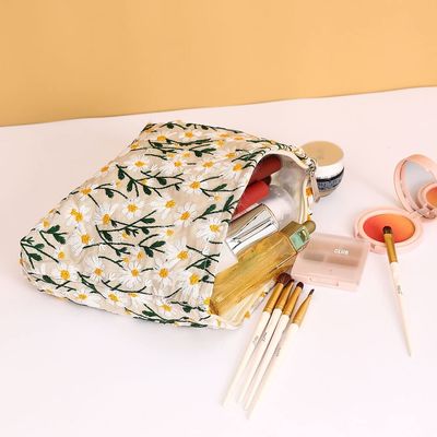 Il trucco della tela della grande capacità insacca l'organizzatore degli accessori della borsa dell'articolo da toeletta di viaggio