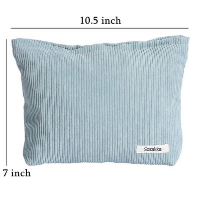 Borsa di stoccaggio degli accessori della borsa dell'articolo da toeletta di viaggio della borsa di trucco della tela di grande capacità della borsa di trucco del velluto delle donne